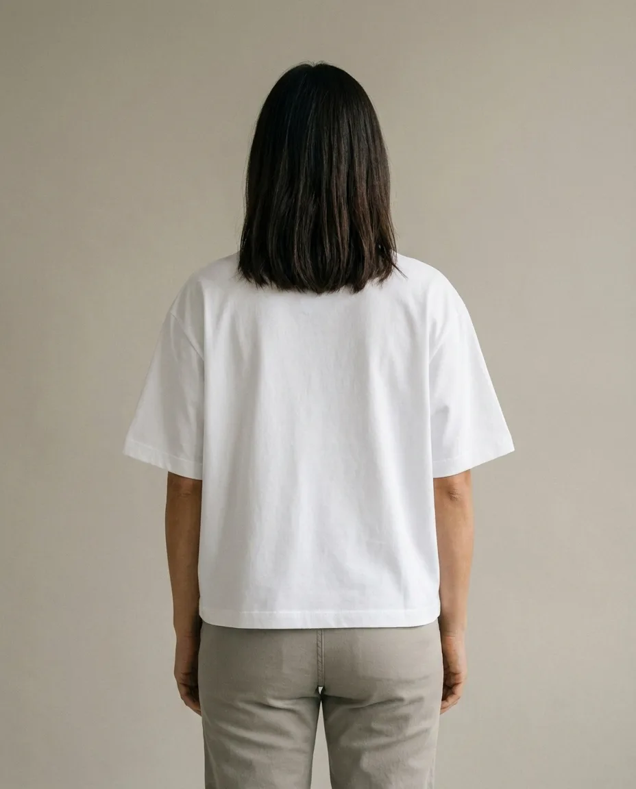 Boxy T-Shirt 200 — On model (2)