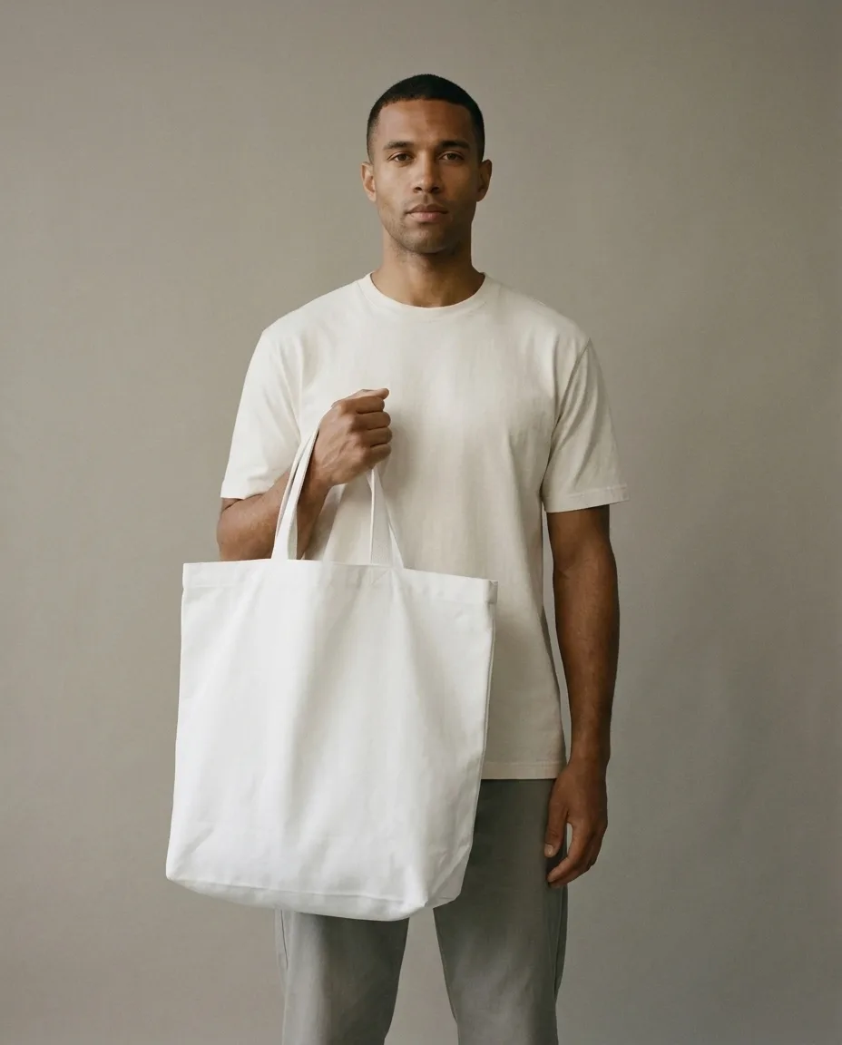 Essential Tote Bag — On model (1)